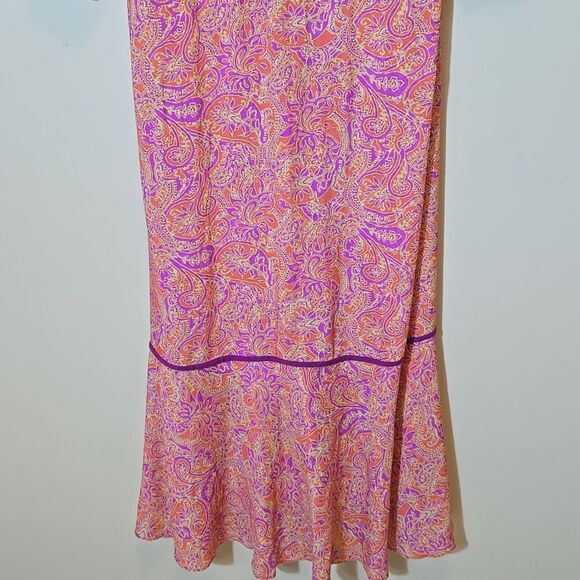 Vix Paula Hermanny Lia Long Swimwear Coverup Margritte Size Medium Tie Front - Picture 7 of 16